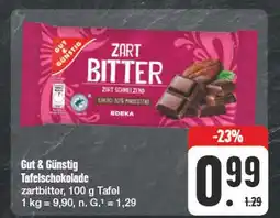 Edeka Gut & günstig tafelschokolade Angebot