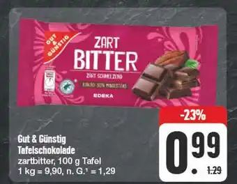 Edeka Gut & günstig tafelschokolade Angebot