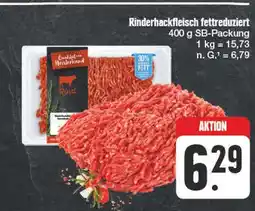 Edeka Qualität aus meisterhand rinderhackfleisch fettreduziert Angebot