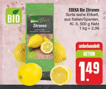 Edeka Edeka bio zitronen Angebot