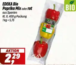 Simmel EDEKA Bio Paprika Mix oder rot Angebot