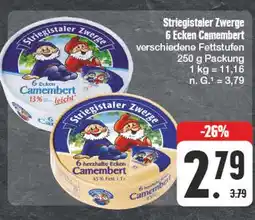 Edeka Striegistaler zwerge 6 ecken camembert Angebot