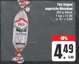 Edeka Pick original ungarische minisalami Angebot