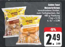 Edeka Golden toast meisterbrötchen Angebot
