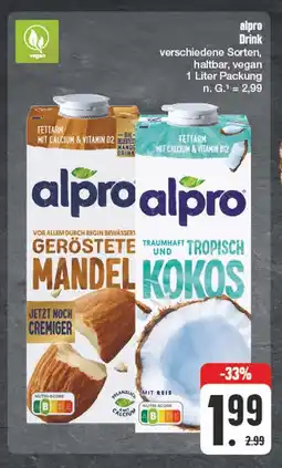 Edeka Alpro geröstete mandel Angebot