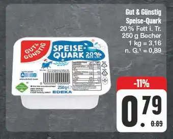 Edeka Gut & günstig speise-quark Angebot