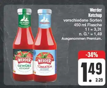 Edeka Werder gewürz ketchup Angebot
