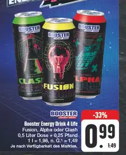 Edeka Booster fusion, alpha oder clash Angebot