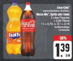 Edeka Coca-cola mezzo mix Angebot