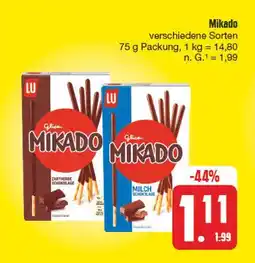 Edeka Mikado zartbitter schokolade Angebot