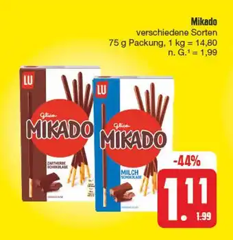 Edeka Mikado zartbitter schokolade Angebot