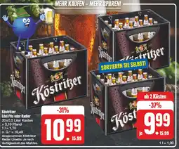 Edeka Köstritzer edel pils oder radler Angebot