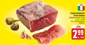 Edeka Original italienischer parma schinken Angebot