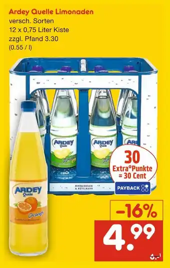 Netto Marken-Discount Ardey quelle limonaden Angebot