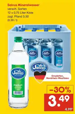 Netto Marken-Discount Salvus mineralwasser Angebot