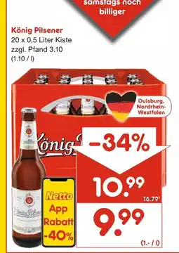 Netto Marken-Discount König pilsener könig pilsener Angebot