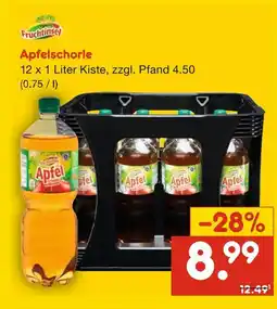 Netto Marken-Discount Fruchtinsel apfelschorle Angebot