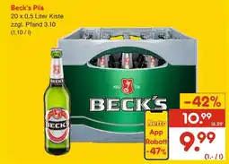 Netto Marken-Discount Beck's pils Angebot