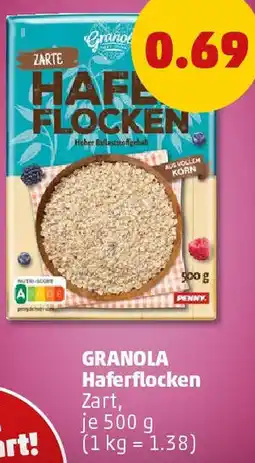 PENNY GRANOLA Haferflocken Angebot