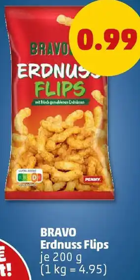 PENNY BRAVO Erdnuss Flips Angebot