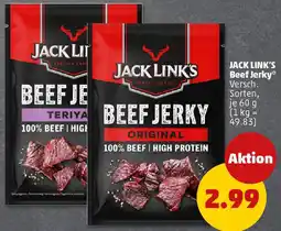 PENNY JACK LINK'S Beef Jerky Angebot