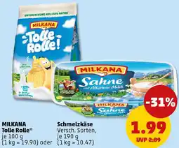 PENNY MILKANA Tolle Rolle oder Schmelzkäse Angebot