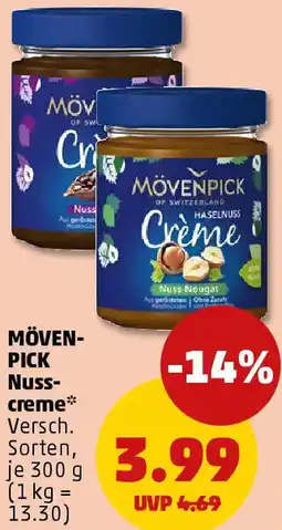 PENNY MÖVENPICK Nusscreme Angebot