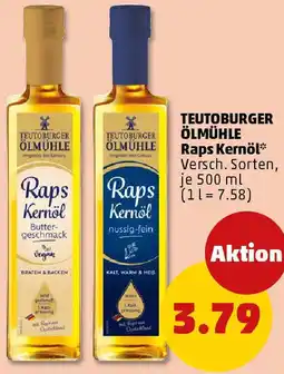 PENNY TEUTOBURGER ÖLMÜHLE Raps Kernöl Angebot