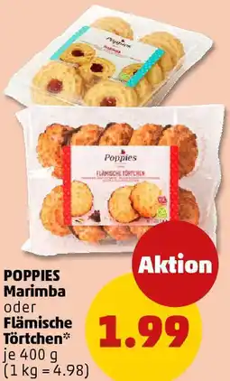 PENNY POPPIES Marimba oder Flämische Törtchen Angebot