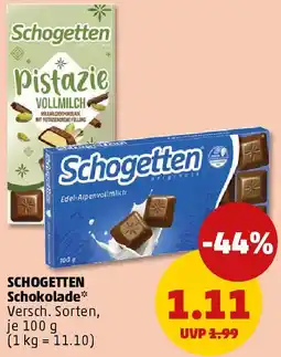 PENNY SCHOGETTEN Schokolade Angebot