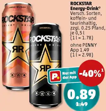 PENNY ROCKSTAR Energy-Drink Angebot