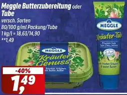Simmel Meggle Butterzubereitung oder Tube Angebot