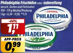 Simmel Philadelphia Frischkäse oder -zubereitung Angebot