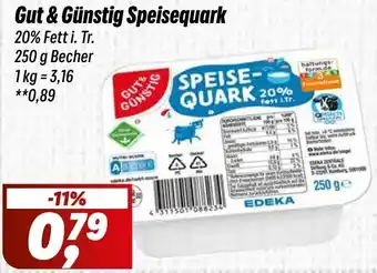 Simmel Gut & Günstig Speisequark Angebot