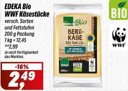 Simmel EDEKA Bio WWF Käsestücke Angebot