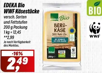 Simmel EDEKA Bio WWF Käsestücke Angebot