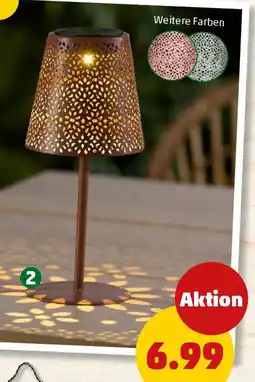 PENNY Solartischlampe PASTELL Angebot