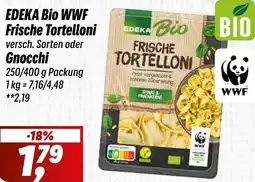 Simmel EDEKA Bio WWF Frische Tortelloni oder Gnocchi Angebot