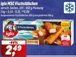 Simmel iglo MSC Fischstäbchen Angebot