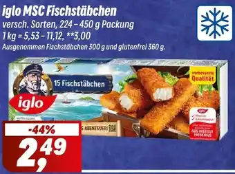 Simmel iglo MSC Fischstäbchen Angebot