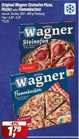 Simmel Original Wagner Steinofen Pizza, Pizzies oder Flammkuchen Angebot