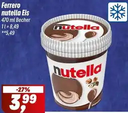 Simmel Ferrero nutella Eis Angebot