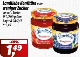 Simmel Landliebe Konfitüre oder weniger Zucker Angebot