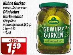 Simmel Kühne Gurken oder Dänischer Gurkensalat Angebot