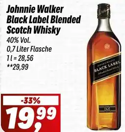 Simmel Johnnie Walker Black Label Blended Scotch Whisky Angebot
