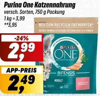 Simmel Purina One Katzennahrung Angebot