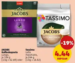 PENNY JACOBS Kaffeekapseln oder Tassimo Angebot