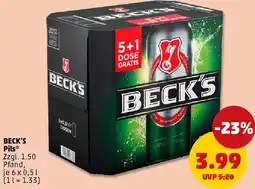 PENNY BECK'S Pils Angebot