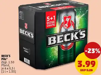 PENNY BECK'S Pils Angebot