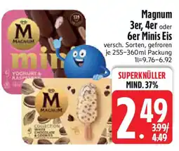Edeka Magnum 3er, 4er oder 6er Minis Eis Angebot